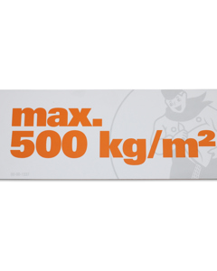 Schild D: ZwD max 500kg/m²